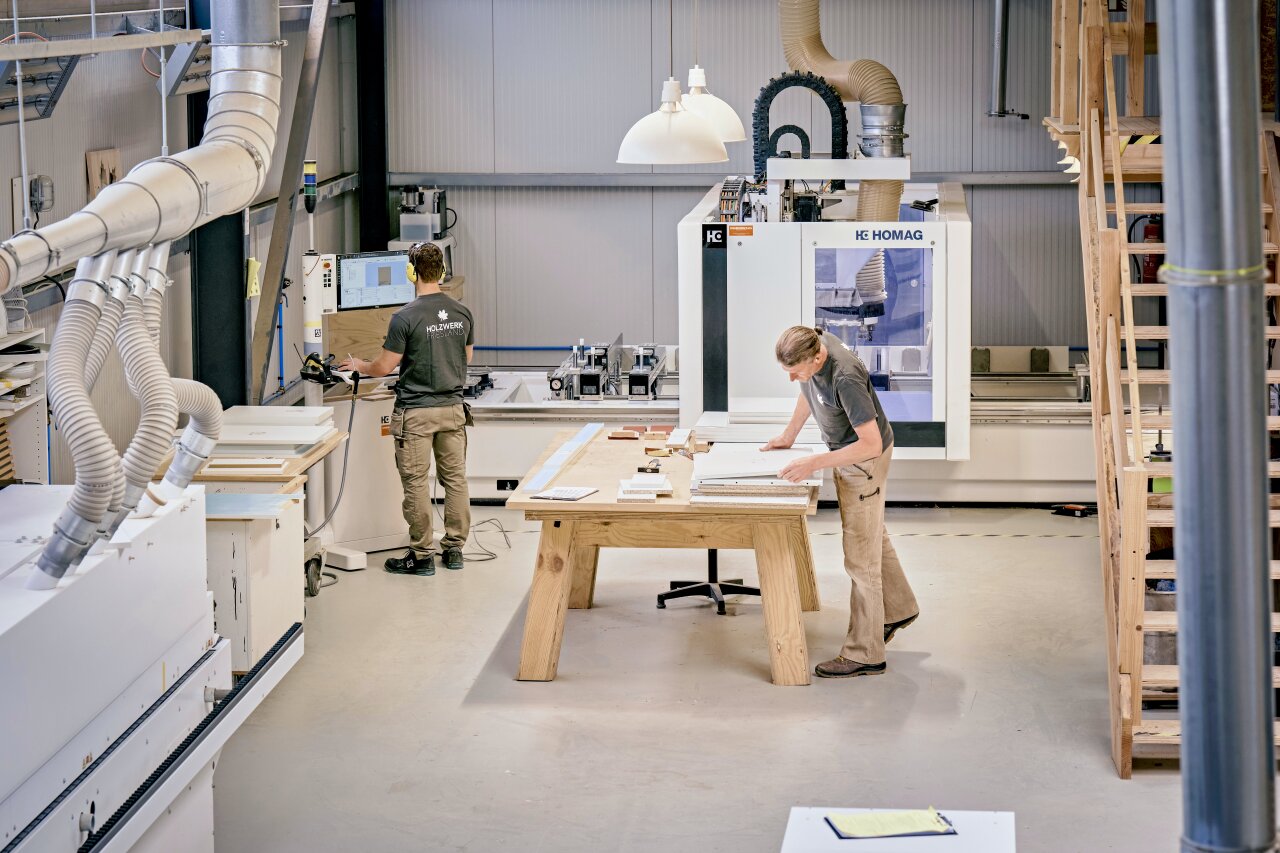 Arbeiten am Möbelstück